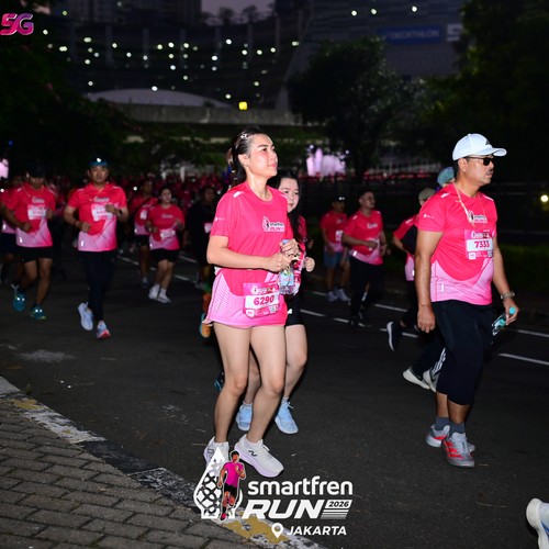 Race photo from SMARTFREN RUN 2026