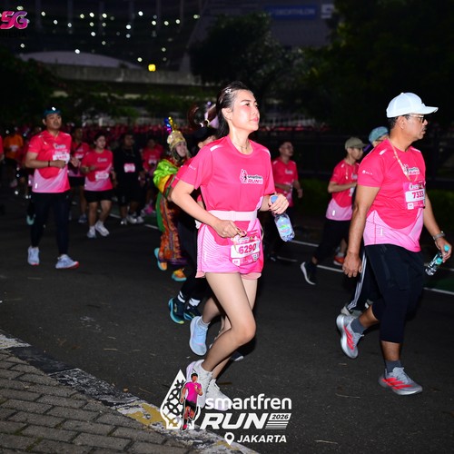 Race photo from SMARTFREN RUN 2026