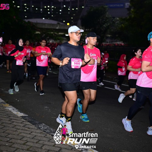 Race photo from SMARTFREN RUN 2026