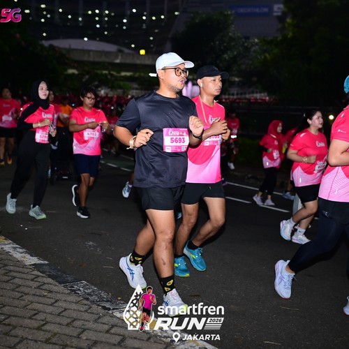 Race photo from SMARTFREN RUN 2026
