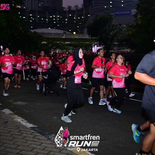 Race photo from SMARTFREN RUN 2026