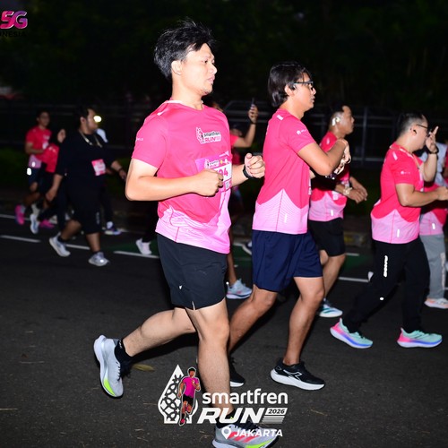 Race photo from SMARTFREN RUN 2026