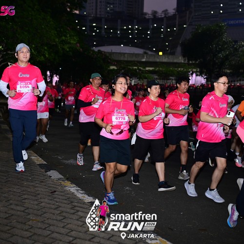 Race photo from SMARTFREN RUN 2026