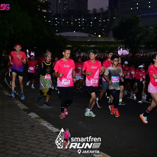 Race photo from SMARTFREN RUN 2026