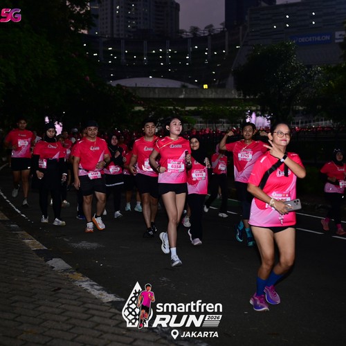 Race photo from SMARTFREN RUN 2026