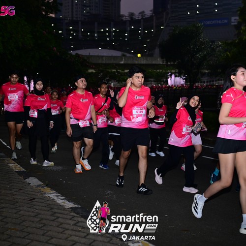 Race photo from SMARTFREN RUN 2026