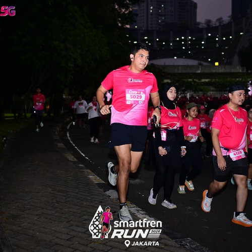 Race photo from SMARTFREN RUN 2026