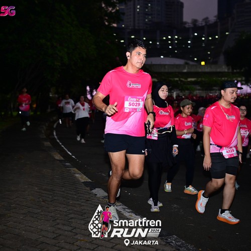 Race photo from SMARTFREN RUN 2026
