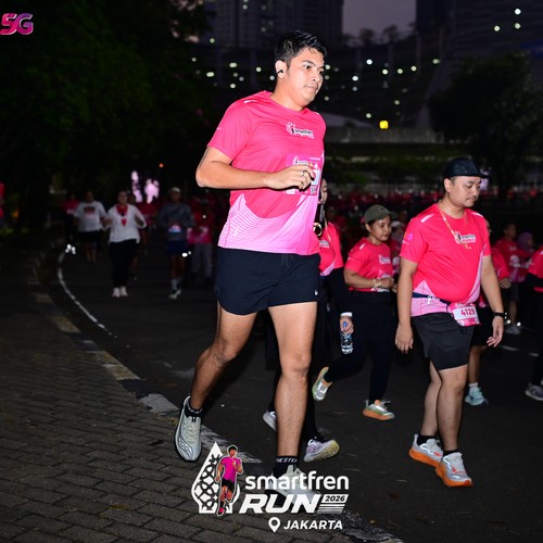 Race photo from SMARTFREN RUN 2026