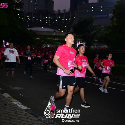 Race photo from SMARTFREN RUN 2026