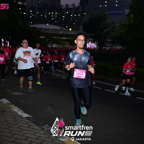 Race photo from SMARTFREN RUN 2026