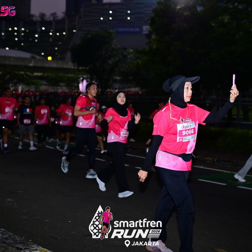 Race photo from SMARTFREN RUN 2026