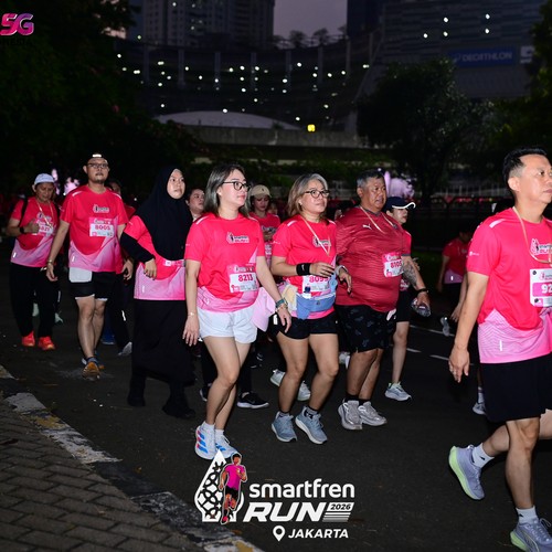 Race photo from SMARTFREN RUN 2026