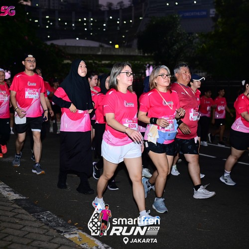 Race photo from SMARTFREN RUN 2026