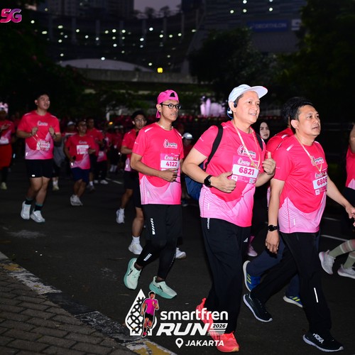 Race photo from SMARTFREN RUN 2026