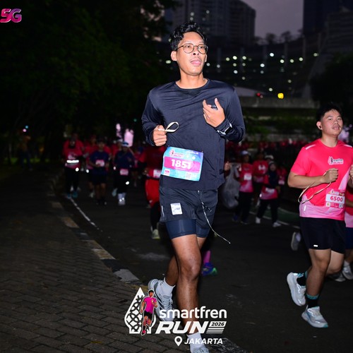 Race photo from SMARTFREN RUN 2026