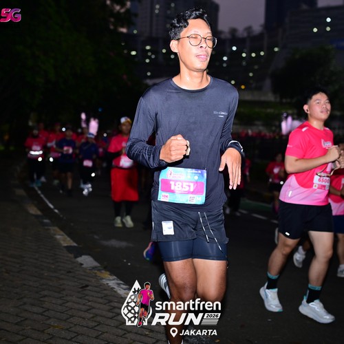 Race photo from SMARTFREN RUN 2026