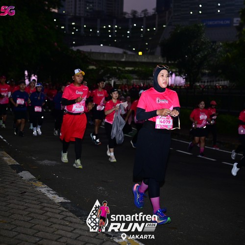 Race photo from SMARTFREN RUN 2026