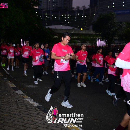 Race photo from SMARTFREN RUN 2026