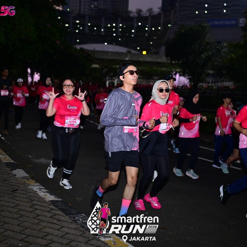 Race photo from SMARTFREN RUN 2026