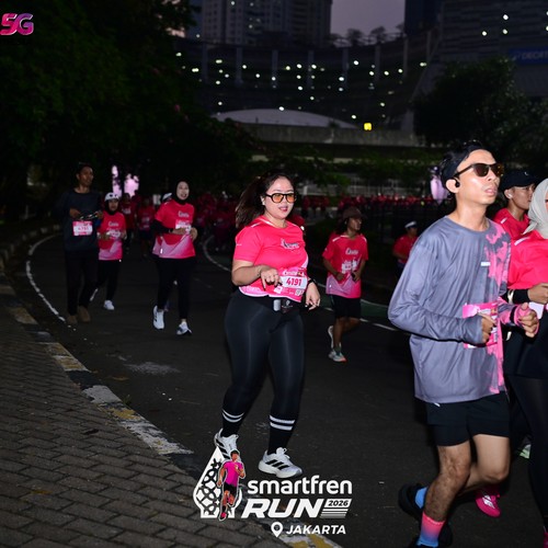 Race photo from SMARTFREN RUN 2026