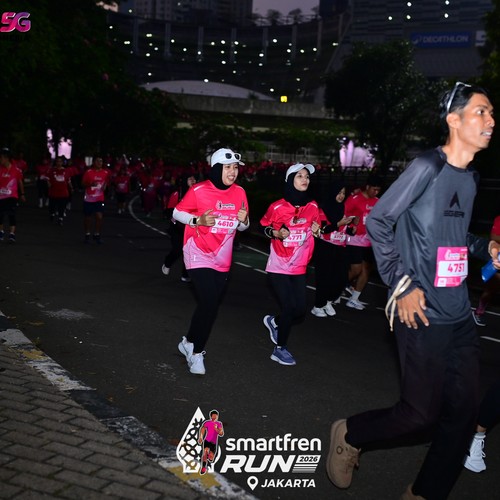 Race photo from SMARTFREN RUN 2026