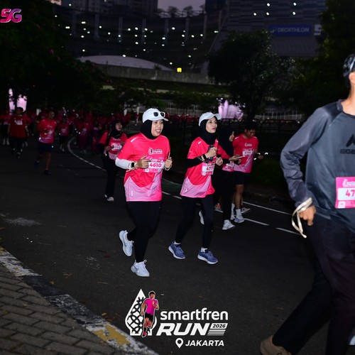 Race photo from SMARTFREN RUN 2026
