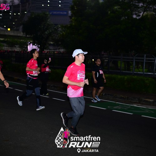 Race photo from SMARTFREN RUN 2026