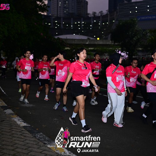 Race photo from SMARTFREN RUN 2026