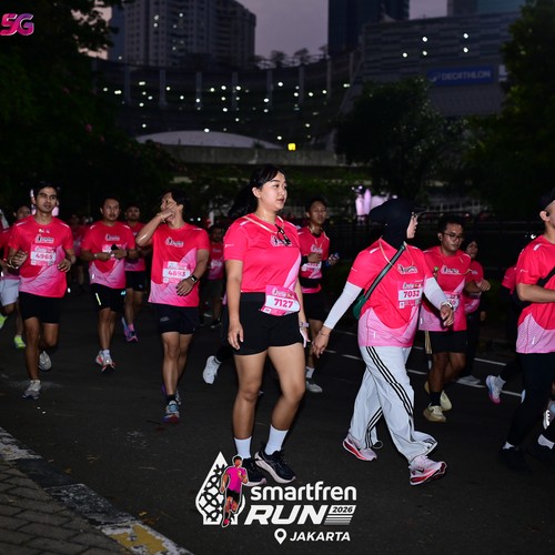 Race photo from SMARTFREN RUN 2026
