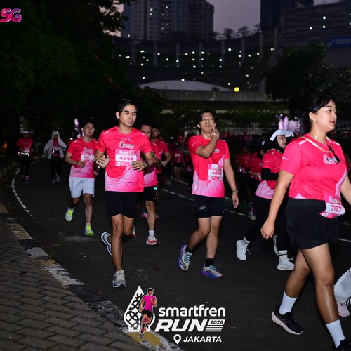Race photo from SMARTFREN RUN 2026