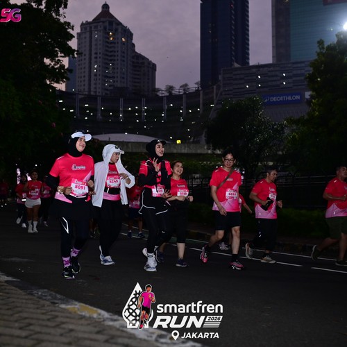 Race photo from SMARTFREN RUN 2026