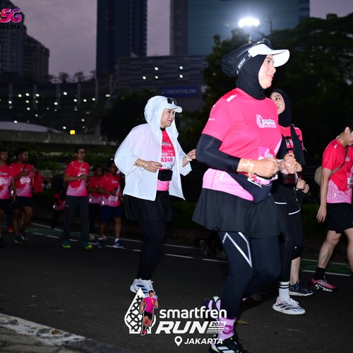 Race photo from SMARTFREN RUN 2026