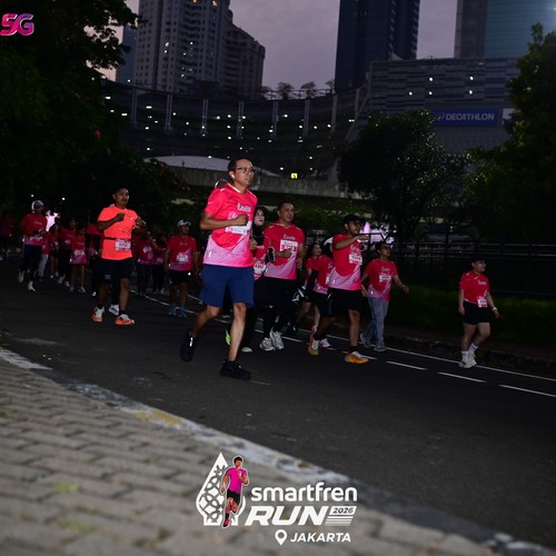 Race photo from SMARTFREN RUN 2026