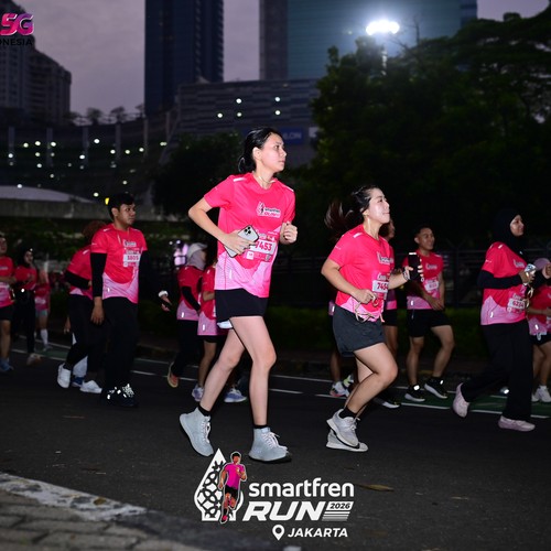 Race photo from SMARTFREN RUN 2026