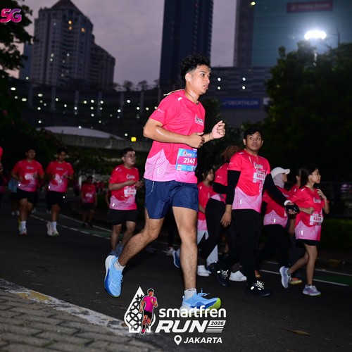 Race photo from SMARTFREN RUN 2026