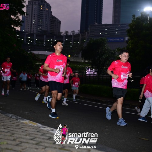 Race photo from SMARTFREN RUN 2026