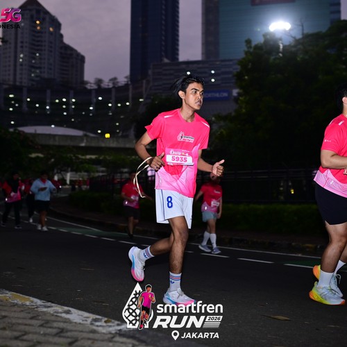 Race photo from SMARTFREN RUN 2026