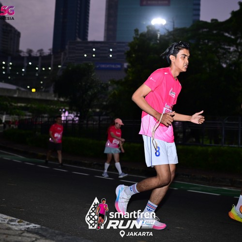 Race photo from SMARTFREN RUN 2026