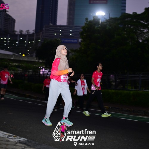 Race photo from SMARTFREN RUN 2026