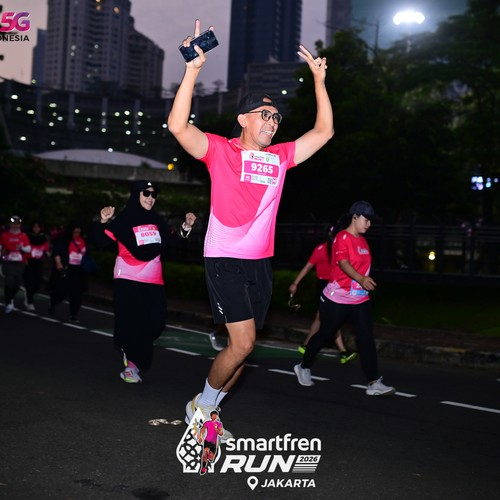 Race photo from SMARTFREN RUN 2026