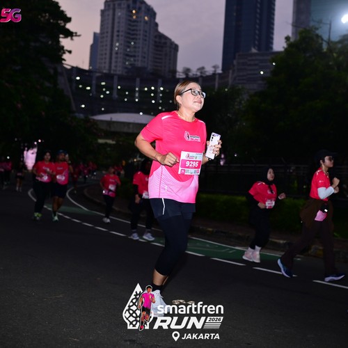 Race photo from SMARTFREN RUN 2026