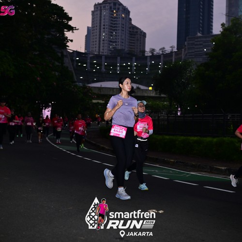Race photo from SMARTFREN RUN 2026