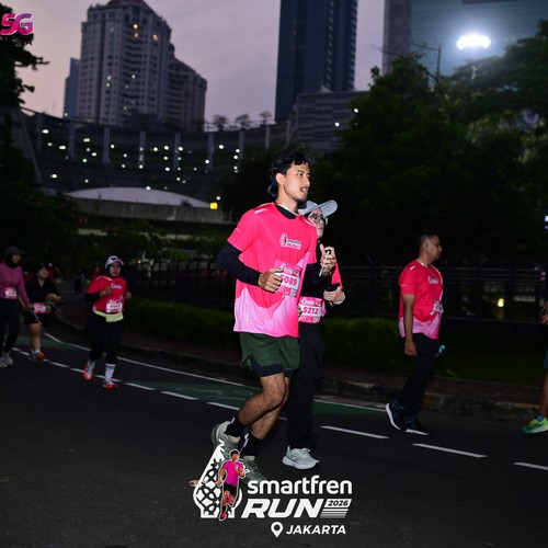 Race photo from SMARTFREN RUN 2026