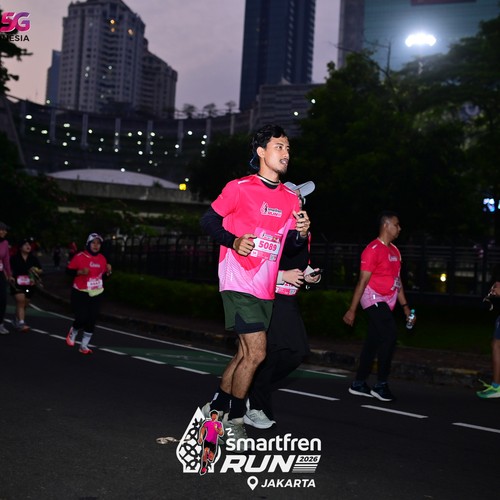 Race photo from SMARTFREN RUN 2026