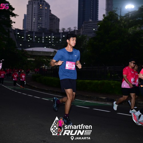 Race photo from SMARTFREN RUN 2026