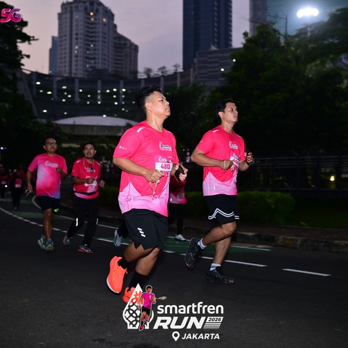 Race photo from SMARTFREN RUN 2026