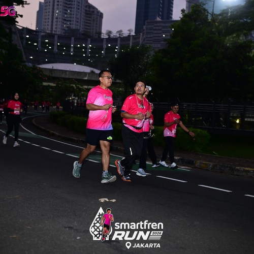 Race photo from SMARTFREN RUN 2026