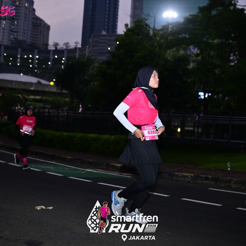 Race photo from SMARTFREN RUN 2026