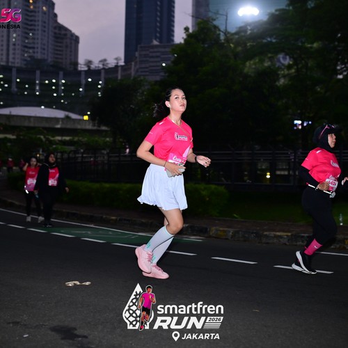 Race photo from SMARTFREN RUN 2026